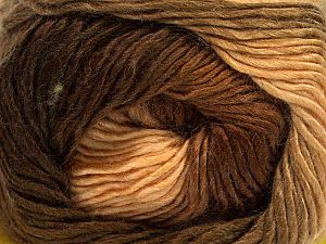 Fiber Content 50% Acrylic, 50% Wool, Brand Ice Yarns, Brown Shades, fnt2-79649 