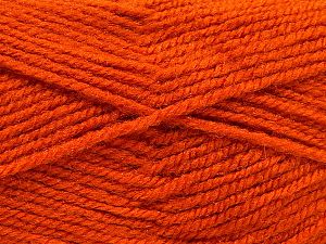 Composition 50% Laine, 50% Acrylique, Orange, Brand Ice Yarns, fnt2-79652 