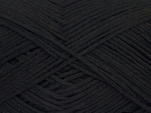 Fiber Content 67% Cotton, 33% Polyamide, Brand Ice Yarns, Black, fnt2-79656 