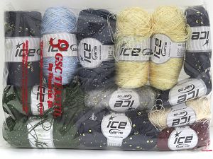 Petite Paillette Cone Yarns In this list; you see most recent 50 mixed lots. <br> To see all <a href=&amp/mixed_lots/o/4#list&amp>CLICK HERE</a> (Old ones have much better deals)<hr> Composition 97% Polyester, 3% Paillette, Brand Ice Yarns, fnt2-79677 