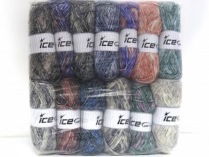 Mega Star Yarns In this list; you see most recent 50 mixed lots. <br> To see all <a href=&amp/mixed_lots/o/4#list&amp>CLICK HERE</a> (Old ones have much better deals)<hr> Composition 50% Acrylique, 30% Polyester, 20% Laine, Brand Ice Yarns, fnt2-79698 