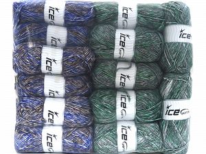 Mega Star Yarns In this list; you see most recent 50 mixed lots. <br> To see all <a href=&amp/mixed_lots/o/4#list&amp>CLICK HERE</a> (Old ones have much better deals)<hr> Composition 50% Acrylique, 30% Polyester, 20% Laine, Brand Ice Yarns, fnt2-79731 