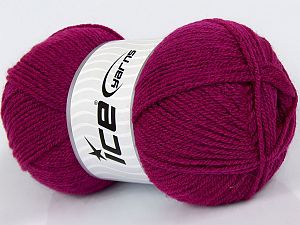  Lot of 2 x 150gr Skeins Ice Yarns Cakes Wool DK (30% Wool) Yarn  Purple Beige Green Fuchsia Light Pink
