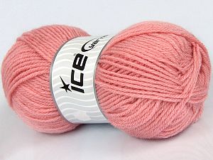 FloraKnit Pelote de grosse laine 100% laine Mérinos pour tricot, crochet,  feutrage, création de tapis et couvertures, loisirs créatifs rose pâle