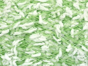 Fiber Content 80% Polyester, 20% Nylon, White, Brand Ice Yarns, Green, fnt2-79819