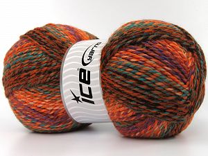 Zeppelin Blue Shades, Orange, White, Limited Edition Fall-Winter Yarns