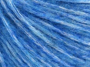 Fiber Content 45% Acrylic, 40% Polyamide, 15% Wool, Brand Ice Yarns, Blue Shades, fnt2-79979 