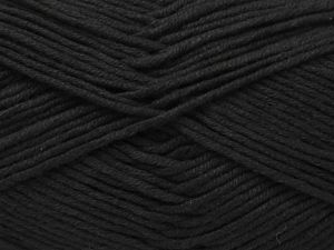 Composition 52% Coton, 48% Bambou, Brand Ice Yarns, Black, Yarn Thickness 3 Light DK, Light, Worsted, fnt2-80065 