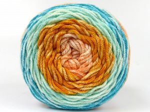 100% Acrylic Yarn, Worsted, Holly Jolly - 4 Pack