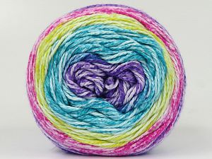 Cakes Cotton Fine Yellow, White, Grey Shades, Fuchsia at Ice Yarns Online  Yarn