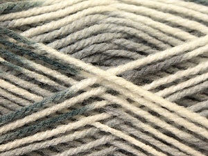 Composition 100% Baby acrylique, White, Brand Ice Yarns, Grey, Black, Yarn Thickness 2 Fine Sport, Baby, fnt2-22037