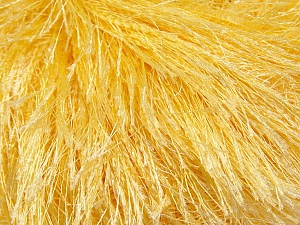 Fiber Content 100% Polyester, Light Yellow, Brand Ice Yarns, Yarn Thickness 5 Bulky Chunky, Craft, Rug, fnt2-22755