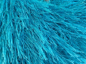 Fiber Content 100% Polyester, Turquoise, Brand Ice Yarns, Yarn Thickness 5 Bulky Chunky, Craft, Rug, fnt2-22778