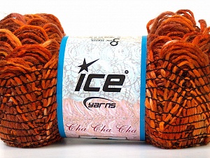 Composition 90% Acrylique, 10% Polyester, Orange, Brand Ice Yarns, Brown, Yarn Thickness 6 SuperBulky Bulky, Roving, fnt2-24241