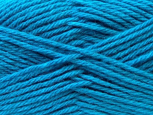 Composition 70% Dralon, 30% Alpaga, Light Blue, Brand Ice Yarns, Yarn Thickness 4 Medium Worsted, Afghan, Aran, fnt2-25666 