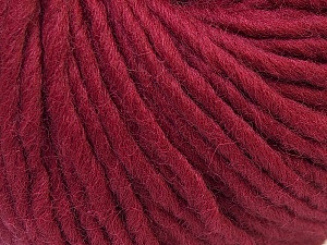 Fiber Content 100% Wool, Brand Ice Yarns, Burgundy, Yarn Thickness 5 Bulky Chunky, Craft, Rug, fnt2-26002