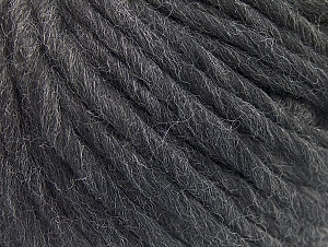 Contenido de fibra 100% Lana australiana, Brand Ice Yarns, Dark Grey, Yarn Thickness 6 SuperBulky Bulky, Roving, fnt2-26149 