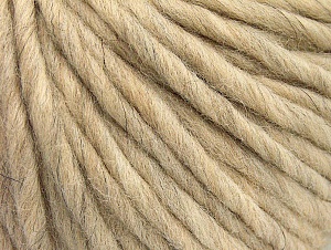 Contenido de fibra 100% Lana australiana, Brand Ice Yarns, Beige, Yarn Thickness 6 SuperBulky Bulky, Roving, fnt2-26152 