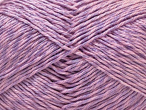 Fiber Content 50% Polyester, 50% Cotton, Light Lilac, Brand Ice Yarns, Yarn Thickness 2 Fine Sport, Baby, fnt2-33065