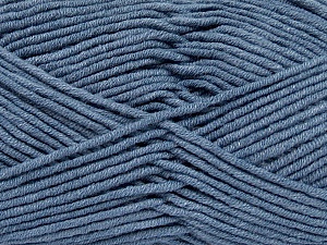 Fiber Content 55% Cotton, 45% Acrylic, Jeans Blue, Brand Ice Yarns, Yarn Thickness 4 Medium Worsted, Afghan, Aran, fnt2-45151