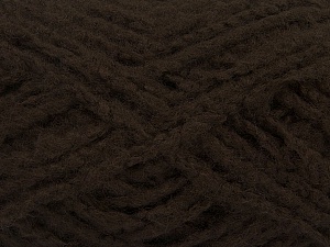 Fiber Content 40% Wool, 40% Acrylic, 20% Polyamide, Brand Ice Yarns, Dark Brown, fnt2-49127