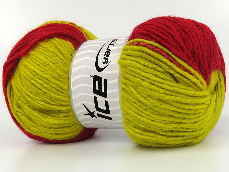 Fantasia Yellow, Red at Ice Yarns Online Yarn Store