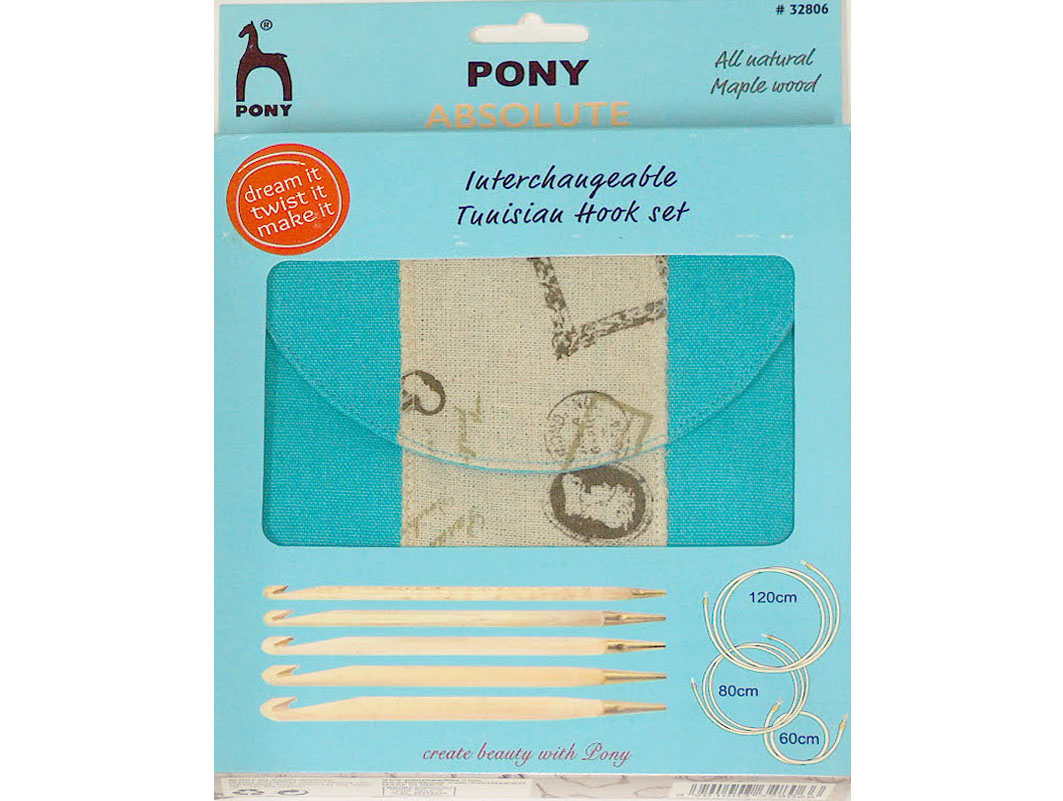 Pony Double-Ended 3mm 35 cm Tunisian Crochet Hook - 43905 - Hobiumyarns