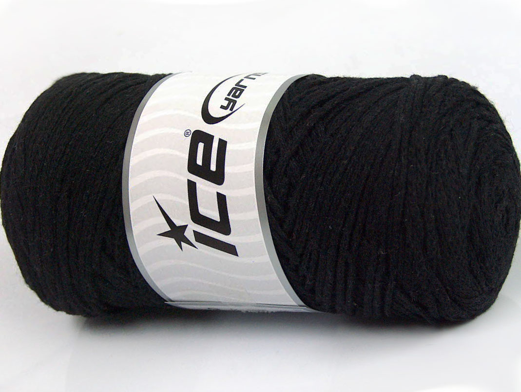 Macrame Cotton Bulky Black at Ice Yarns Online Yarn Store