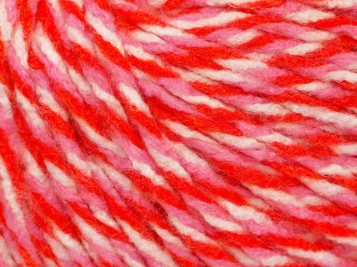Ice LORENA COLORFUL Yarn #63415 PURPLE MULTI COLOR Self Striping DK COTTON  50 Gr