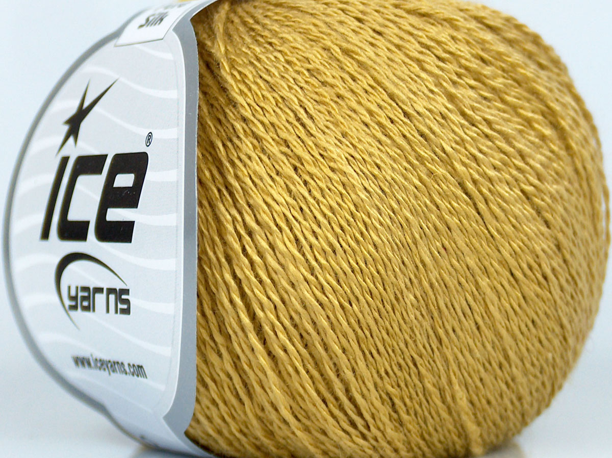 Lace Weight 100% Recycled Silk Yarn - Black