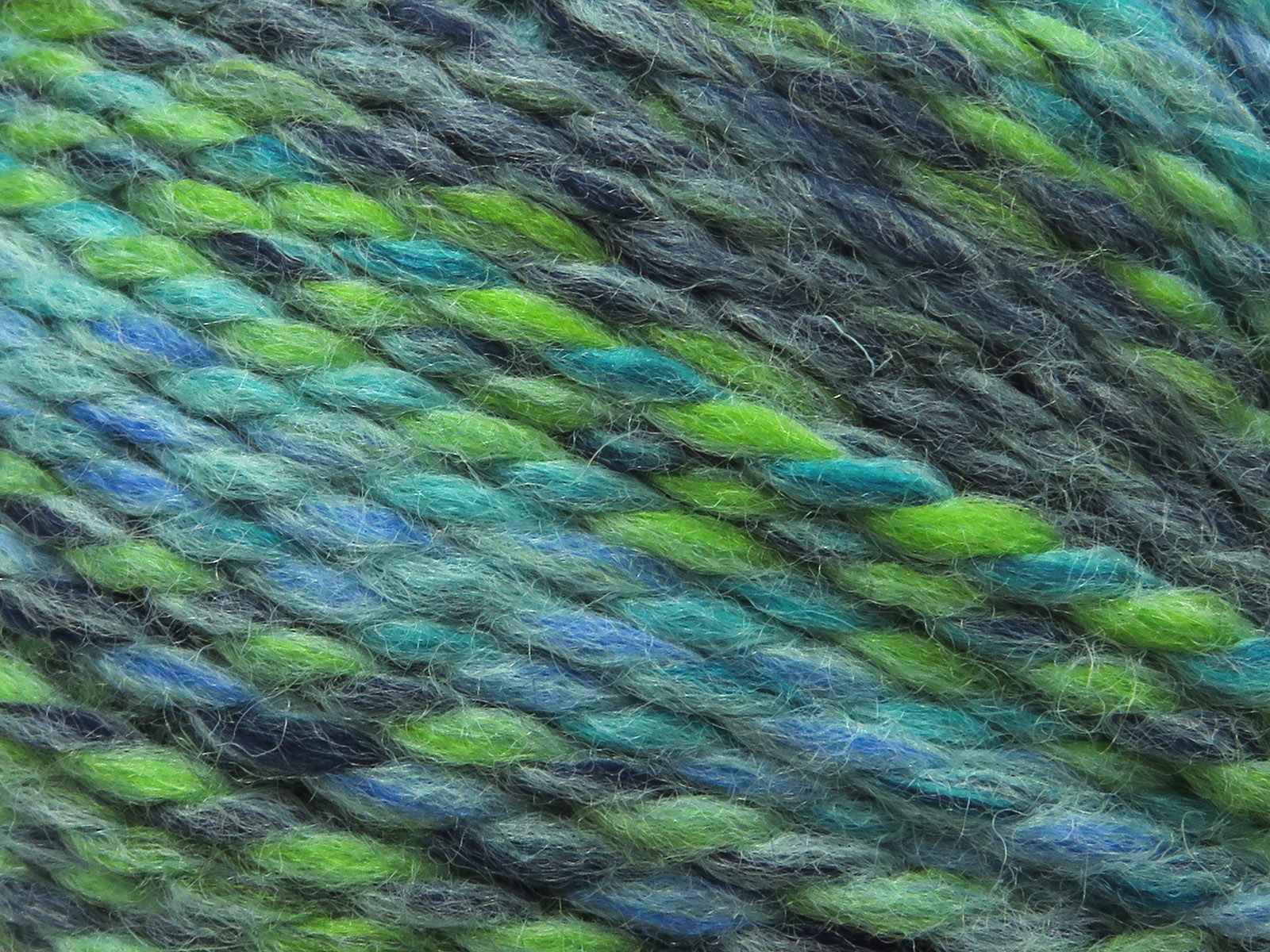 Puzzle Wool Worsted Green Shades, Blue, Grey Shades at Ice Yarns