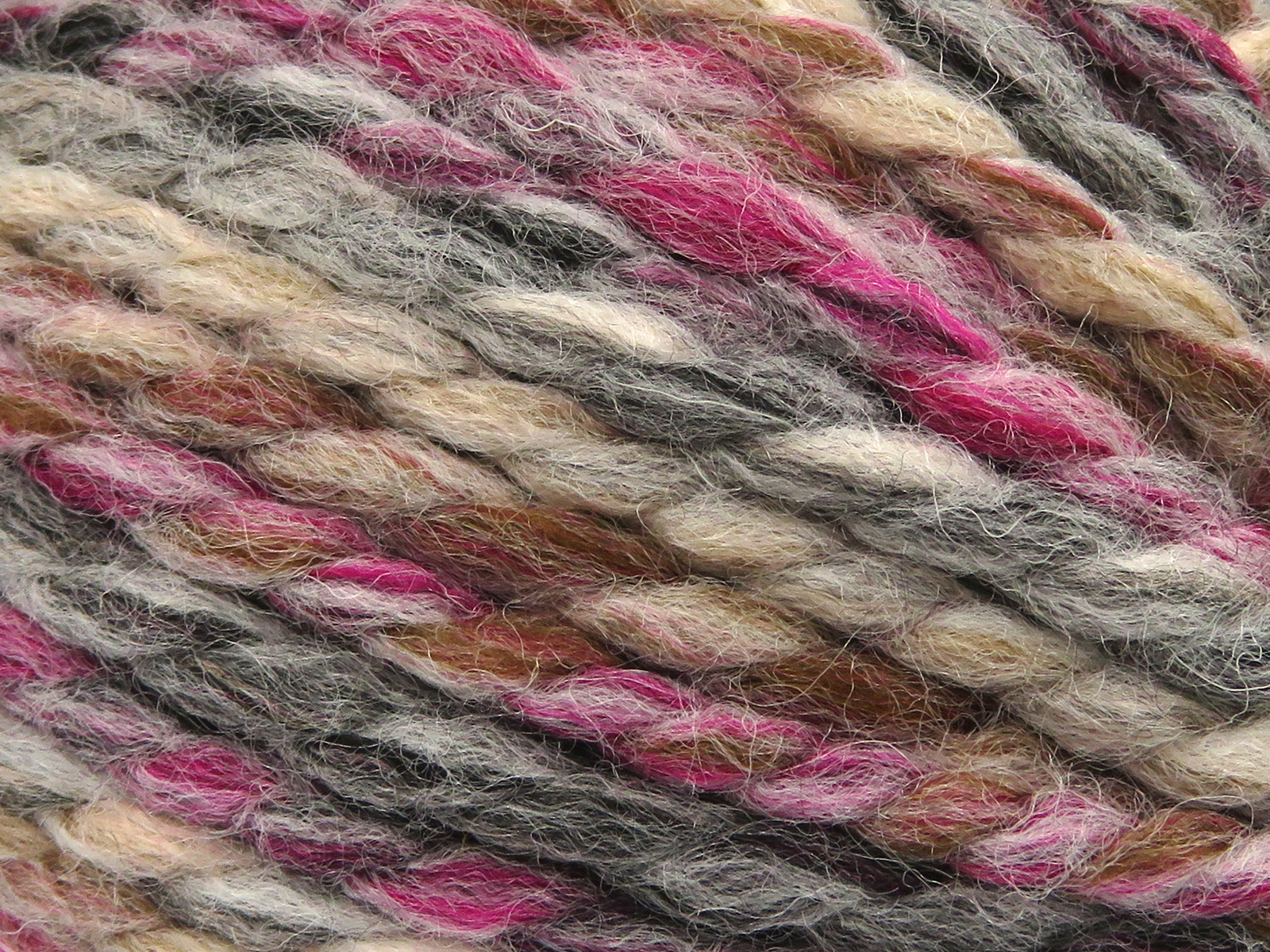 Unger Aloha Chunky Yarn - Shades of Grey, Brown & White - New