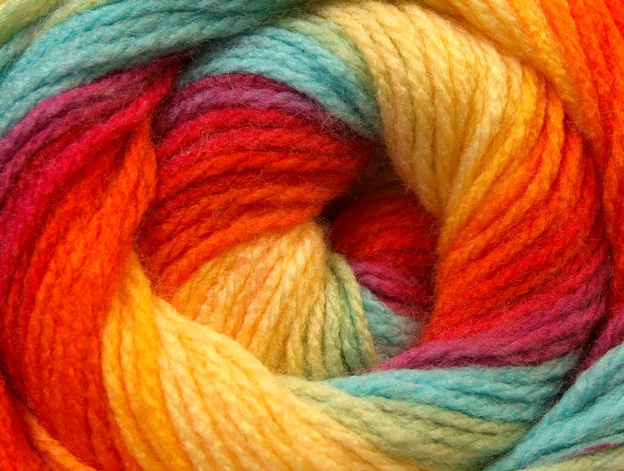 ICE Yarns red orange blue green purple mohair pastel yarn