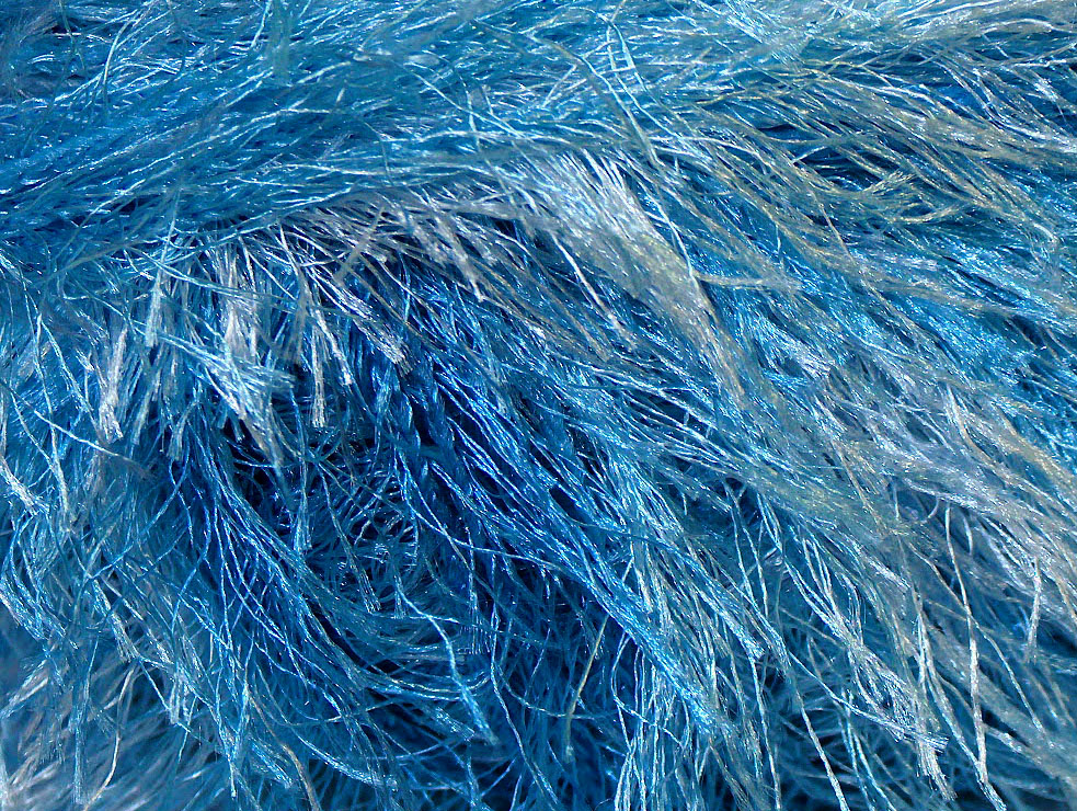 Eyelash Colorful Blue Shades at Ice Yarns Online Yarn Store